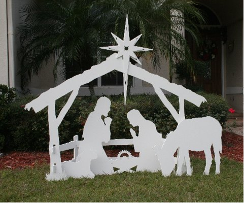 outdoor nativity