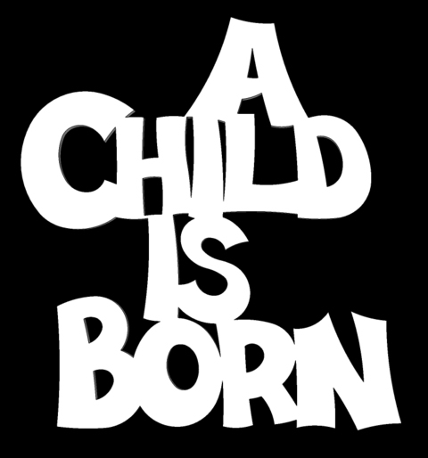 a child is born graphic