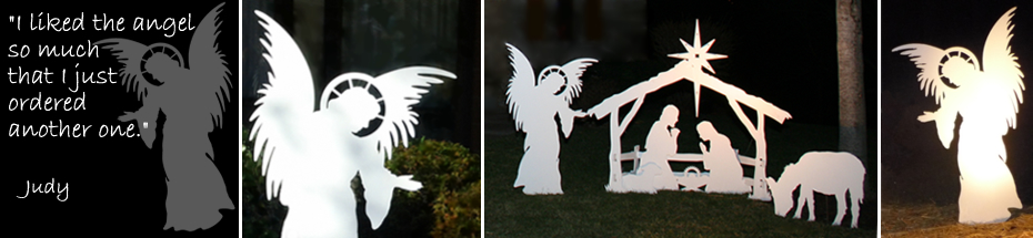 nativity set angel photos