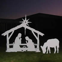 Complete nativity set